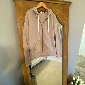 Old Navy Light Pink Zip-up Hoodie